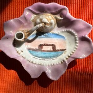 Vintage Pig Souvenir Ashtray